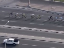 Видео финиша шестого этапа «Тура Катара» с участием гонщиков «Астаны»