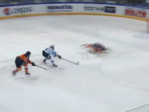Видео шайб матча КХЛ «Амур» — «Барыс» 2:3