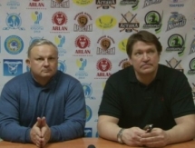 Видео послематчевой пресс-конференции игр чемпионата РК «Арлан» — «Горняк» 9:4, 5:3 
