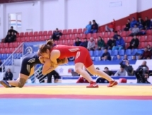 На чемпионате РК в Талдыкоргане прошли состязания по женской борьбе