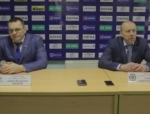 Видео послематчевой пресс-конференции игры КХЛ «Барыс» — «Сибирь» 1:0