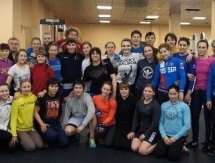 Женская сборная Казахстана по борьбе проводит совместные сборы с россиянками