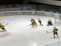 Видео матча ВХЛ «Челмет» — «Сарыарка» 2:4
