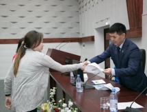 Лидеры сборной Казахстана провели встречу со студентами столичного ВУЗа
