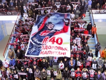 Фоторепортаж с матча плей-офф КХЛ «Авангард» — «Барыс» 3:1