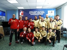 Фоторепортаж с церемонии взвешивания матча WSB «Astana Arlans» — «Rafako Hussars Poland»