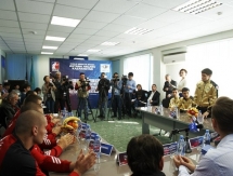 Фоторепортаж с церемонии взвешивания матча WSB «Astana Arlans» — «Rafako Hussars Poland»