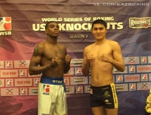 Фоторепортаж с Церемонии взвешивания матчевой встречи WSB «USA Knockouts» VS. «Astana Arlans»