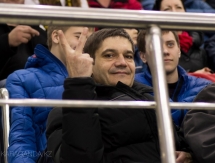 Фото болельщиков c матча плей-офф ВХЛ «Сарыарка» — «Торос» 2:3 ОТ