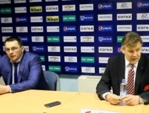 Видео послематчевой пресс-конференции игры плей-офф КХЛ «Барыс» — «Авангард» 3:4