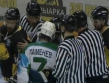 Видео матча плей-офф ВХЛ «Сарыарка» — «Торос» 1:2