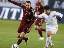 Фоторепортаж с товарищеского матча Россия — Казахстан 0:0