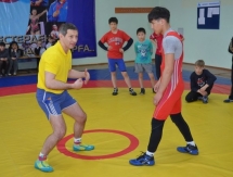 Юрий Мельниченко поделился с юными спортсменами бесценным опытом