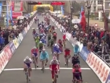 Видео финиша второго этапа веломногодневки «Три дня Де Панне» с участием гонщиков «Астаны»