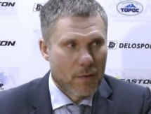 Видео послематчевой пресс-конференции игры плей-офф ВХЛ «Торос» — «Сарыарка» 2:0