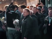 Видео встречи «Горняка» с болельщиками