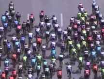 Видео финиша второго этапа велогонки «Тур Турции» с участием гонщиков «Астаны»