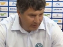 Видео послематчевой пресс-конференции Виктора Кумыкова игры Кубка Казахстана «Ордабасы» — «Тараз» 0:1