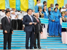 Зажжен огонь Спартакиады Казахстана