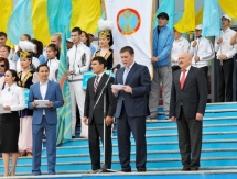 Зажжен огонь Спартакиады Казахстана
