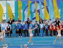 Зажжен огонь Спартакиады Казахстана