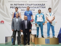 Фоторепортаж с церемонии награждения чемпионов и призеров чемпионата Казахстана