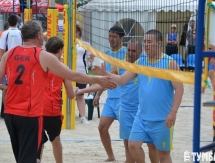 Актаусцы стали третьими на турнире по бич-воллею среди спортсменов с ограниченными возможностями