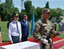 Чемпионы мира приняли воинскую присягу в ВС РК