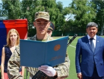 Чемпионы мира приняли воинскую присягу в ВС РК