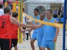 Актаусцы стали третьими на турнире по бич-воллею среди спортсменов с ограниченными возможностями
