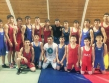 Казахстанские «вольники»-кадеты готовятся к чемпионату Азии