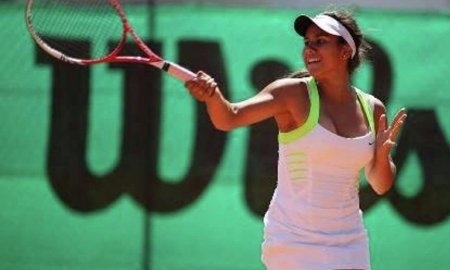 Гринчишина вышла в 1/4 финала парного разряда турнира серии ITF