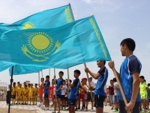 На побережье Каспия в Мангыстау открыли современный спорткомплекс