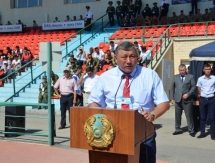 В Таразе стартовал V открытый летний чемпионат РК по пожарно-спасательному спорту среди юношей