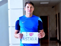 Хоккеисты «Барыса» поздравляют Астану