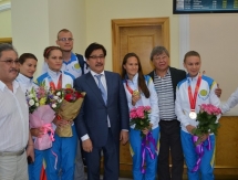 Фоторепортаж со встречи призеров Универсиады