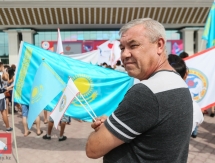Как алматинцы болели за свой город в олимпийской гонке