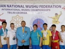 Ушуисты из Актау завоевали на международном турнире в Грузии 18 медалей