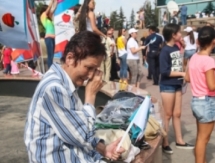 Как алматинцы болели за свой город в олимпийской гонке