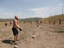 Сборная Казахстана завершает сбор по ОФП в Алматинской области