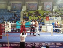 Айдын Абдрахманов завоевал золото на чемпионате Азии по кикбоксингу в Индии