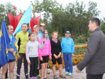 Петропавловск встретил участников факельной эстафеты «Бег мира»