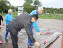 Петропавловск встретил участников факельной эстафеты «Бег мира»