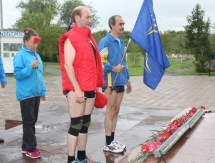 Петропавловск встретил участников факельной эстафеты «Бег мира»