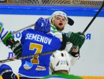 Фоторепортаж с матча КХЛ «Барыс» — «Салават Юлаев» 5:3