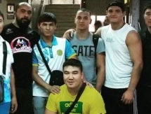 Молодежная сборная Казахстана по греко-римской борьбе готовится к чемпионату мира
