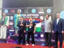 Айдын Абдрахманов завоевал золото на чемпионате Азии по кикбоксингу в Индии