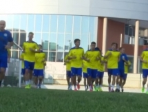 Молодежная сборная провела первую тренировку в Сараево