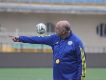 Фоторепортаж с предыгровой тренировки молодежной сборной Казахстана