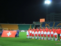 Фоторепортаж с матча отбора к чемпионату Европы 2017 среди молодежи Казахстан  — Швейцария  0:1